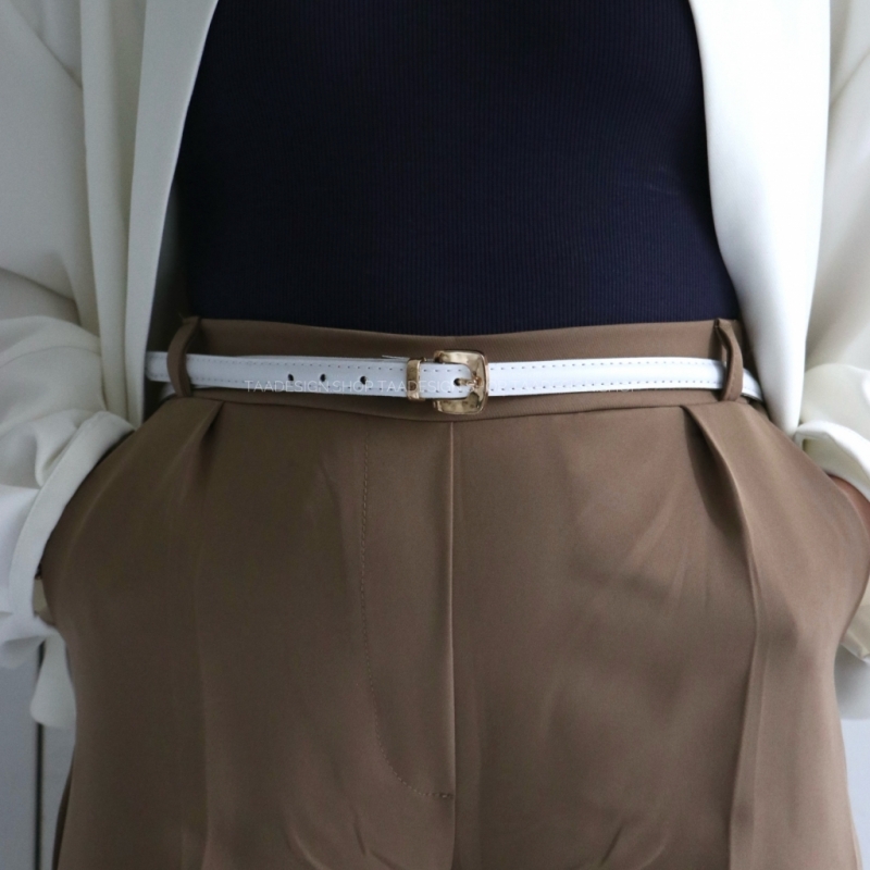 کمربند چرمی مات زنانه مدلbelt7023