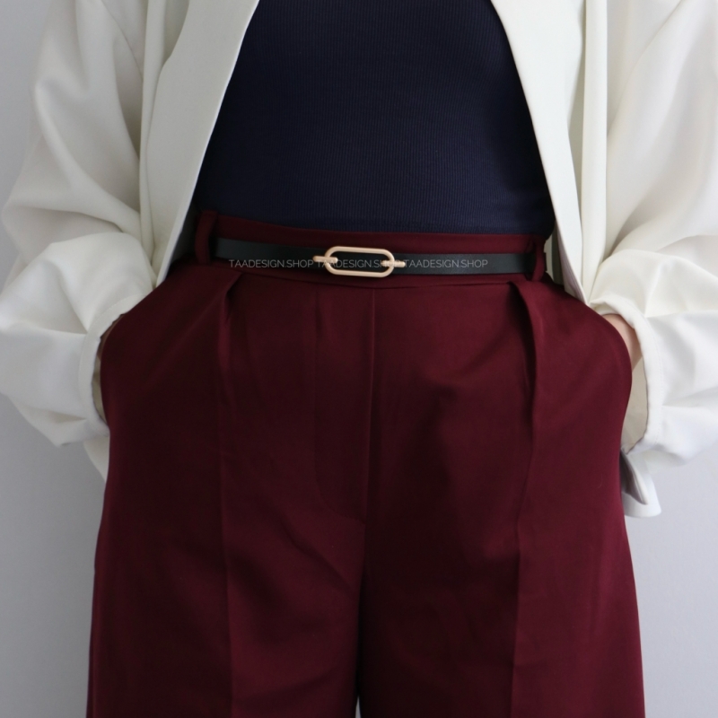 کمربند چرمی مات زنانه مدلbe7028