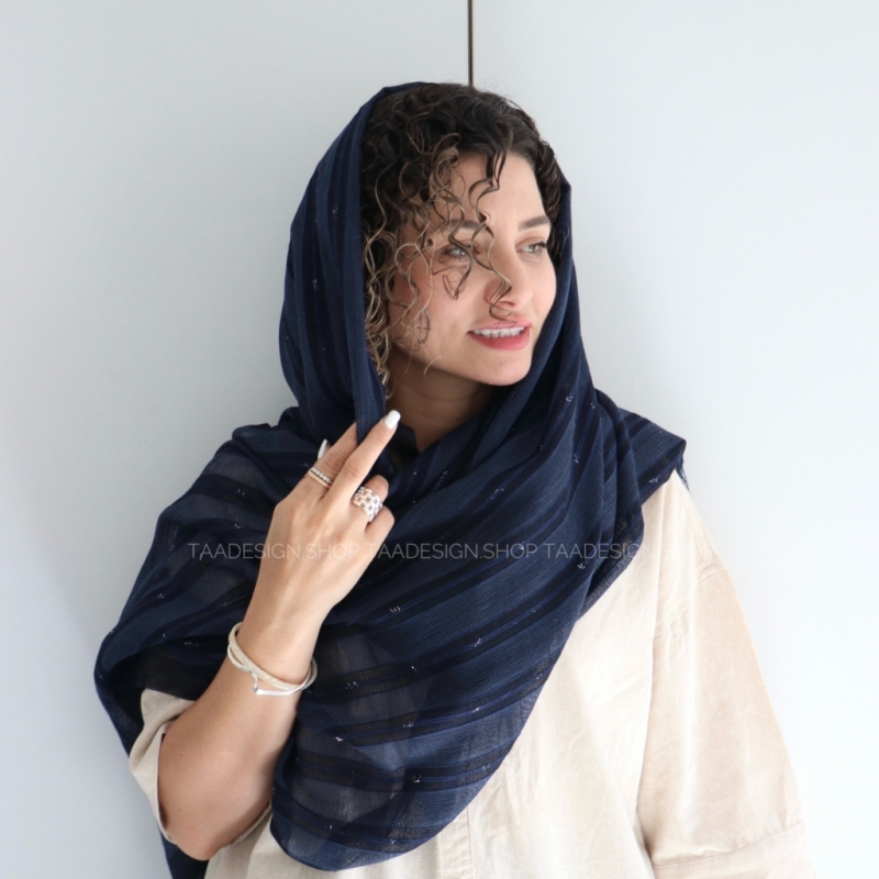 شال لمه دوزی مدل پیونی