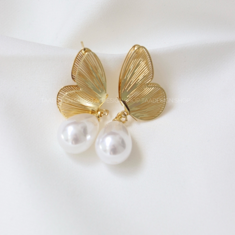 گوشواره طرح پروانه مدلEa9012