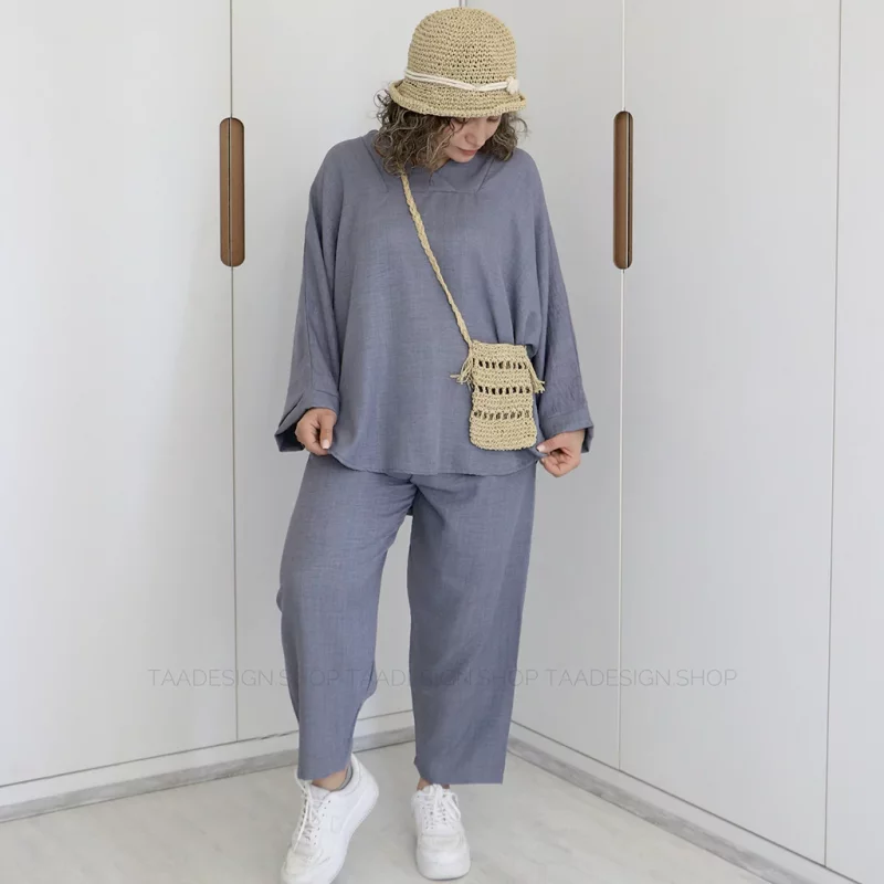 ست شومیز و شلوار مدل کایلی