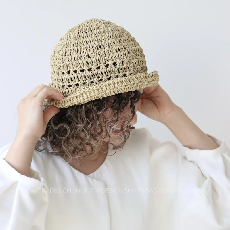 کلاه زنانه رافیا مدل 3004