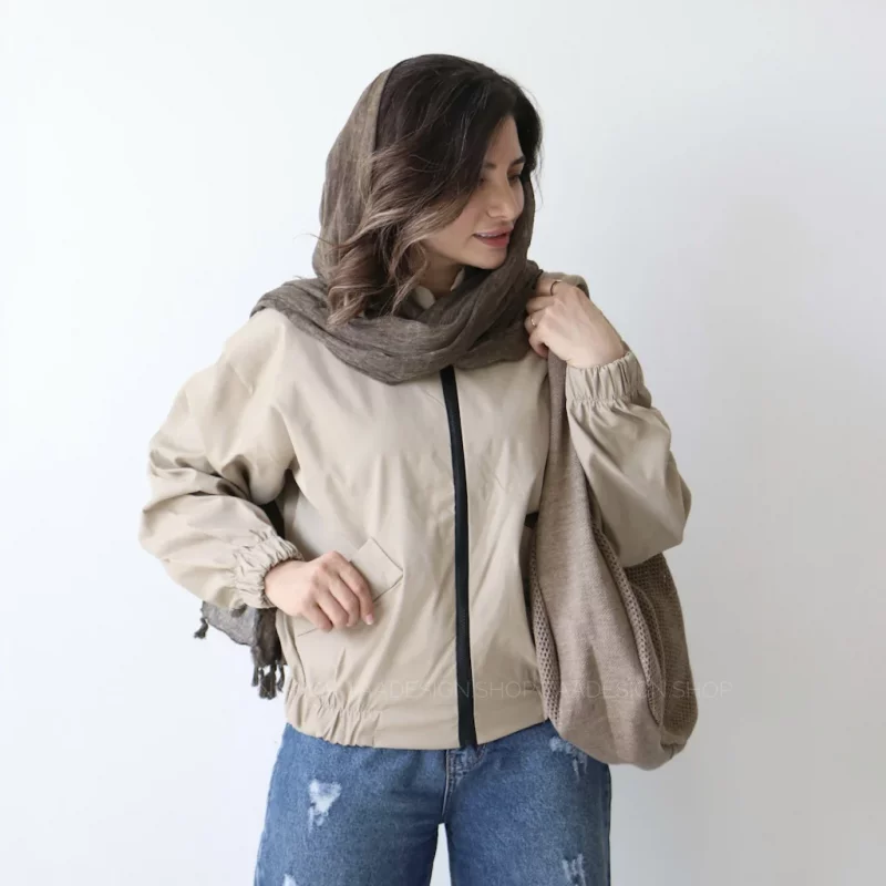 بامبر جکت  زنانه مدل ژرفا