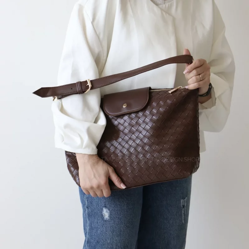 کیف زنانه بزرگ مدل نیلو خشتی