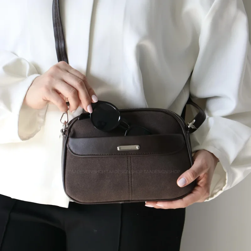 کیف زنانه دوشی مدل لامیا جیر