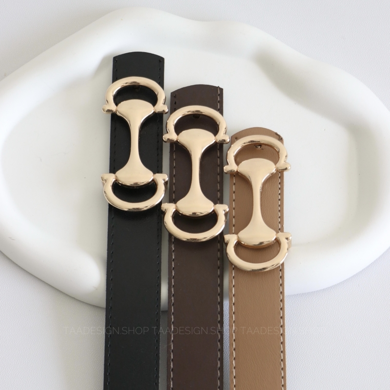 کمربند چرمی مات زنانه مدل be7035