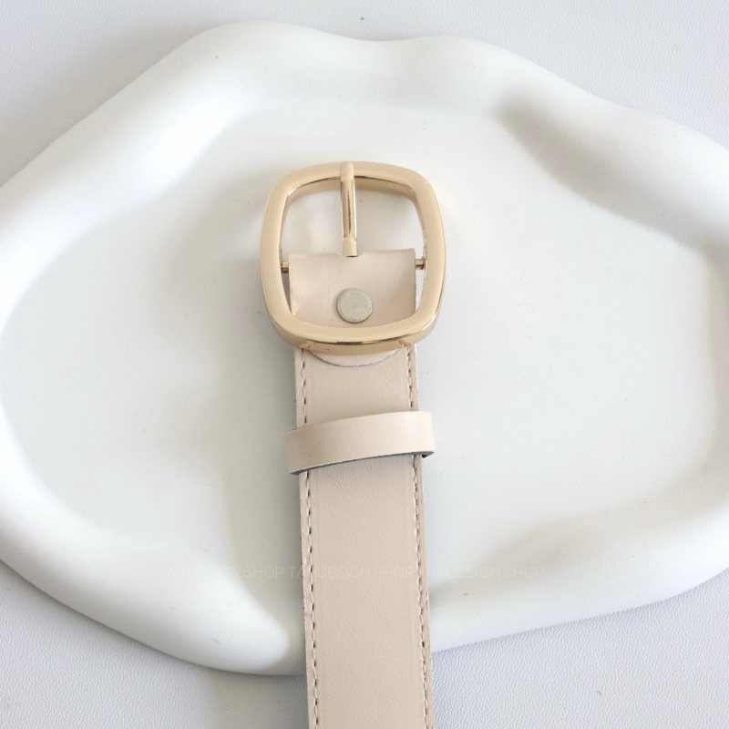 کمربند چرمی مات زنانه مدل be7030