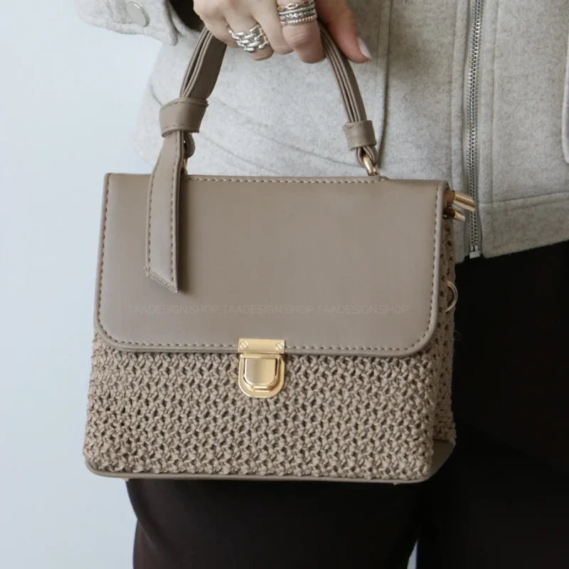 کیف زنانه مجلسی مدل نیران رافیا