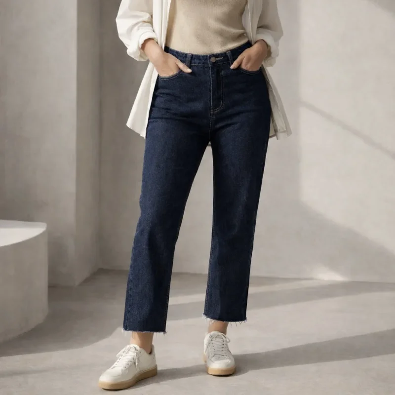 شلوار جین زنانه واید استریت 1104