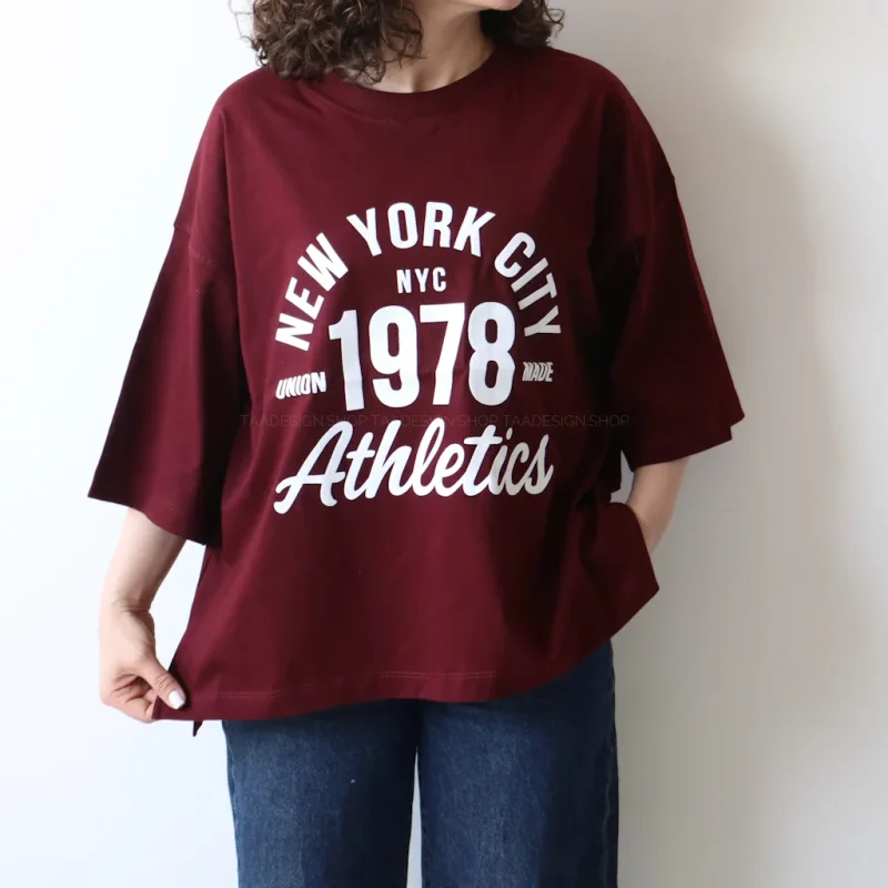 تیشرت لانگ Newyork کد 6042