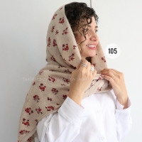شال پلیسه وارداتی مدل سوسن