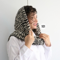شال پلیسه وارداتی مدل زنبق