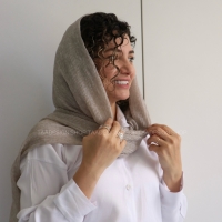 شال حریر سنگشور مدل لیلیوم