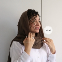 شال لینن شاینی مدل نسترن