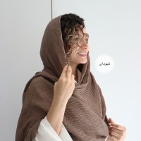شال پلیسه لمه دوزی مدل ریحون