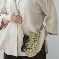 کیف زنانه موبایلی رافیا مدل 3005