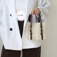 کیف زنانه دوشی_دستی  مدل لارسین کتان