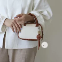کیف زنانه دوشی - دستی مدل شرمینا کتان