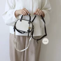 کیف زنانه دوشی - دستی مدل شرمینا کتان