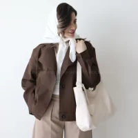 ترنچ کت مدل شارمین