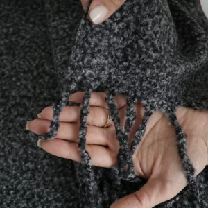 بیگ اسکارف برفکی مدل نخل