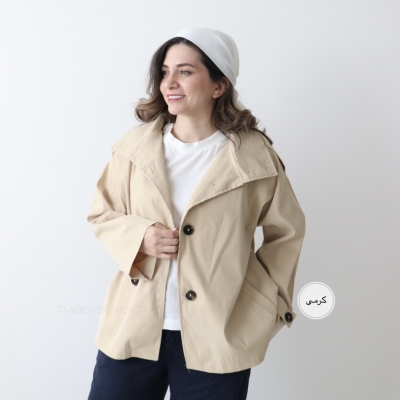 ترنچ کت مدل مولینا