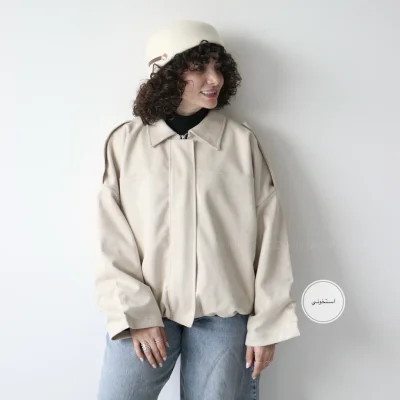 بامبر جکت  زنانه مدل وانیل