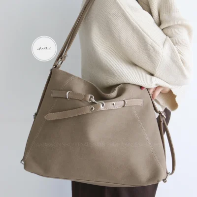 کیف بزرگ  دوکاره مدل نهال جیر