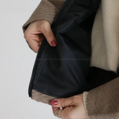 کت پشمی مدل براونی