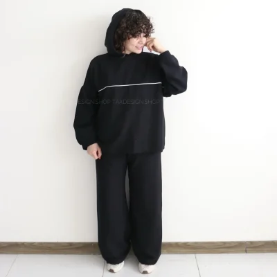 ست زنانه هودی و شلوار مدل ویوان