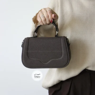 کیف زنانه دوشی - دستی  مدل گلوریا جیر