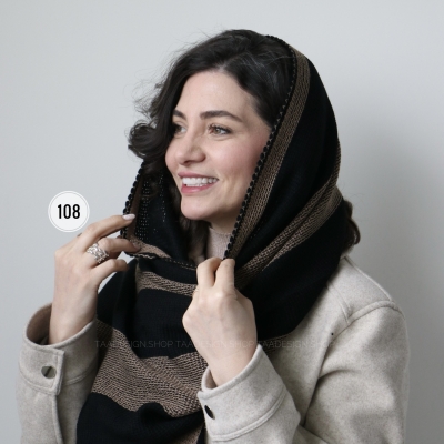 شال بافت پاییزی مدل یوکا