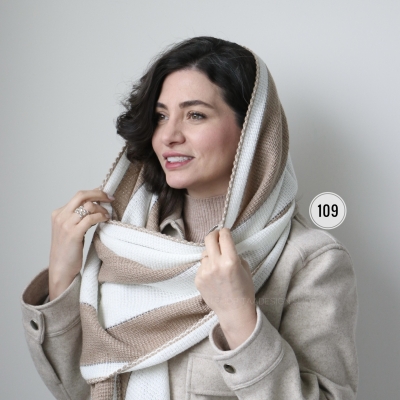 شال بافت پاییزی مدل یوکا