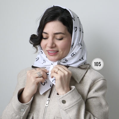 مینی اسکارف مدل کلود