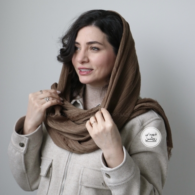 شال حصیری راه راه  مدل بابونه