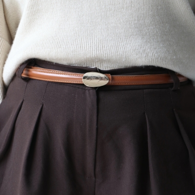 کمربند چرمی مات زنانه مدلbe7040