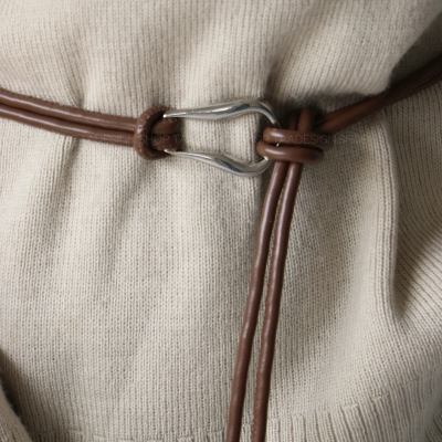 کمربند چرمی مات زنانه مدلbe7039