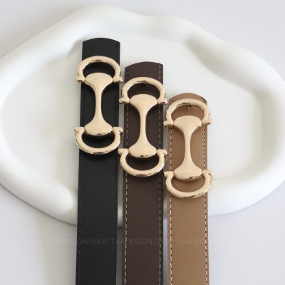 کمربند چرمی مات زنانه مدل be7035