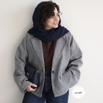 کت پشمی  مدل هات چاکلت