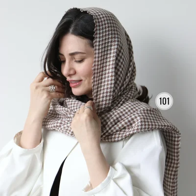 شال نخی مدل یاسمن