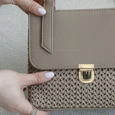 کیف زنانه مجلسی مدل نیران رافیا