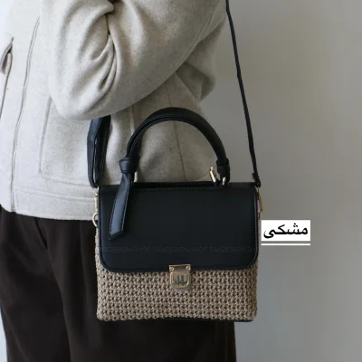 کیف زنانه مجلسی مدل نیران رافیا