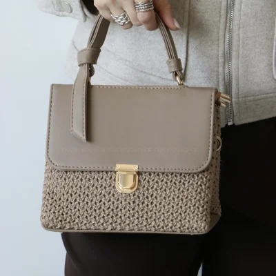 کیف زنانه مجلسی مدل نیران رافیا