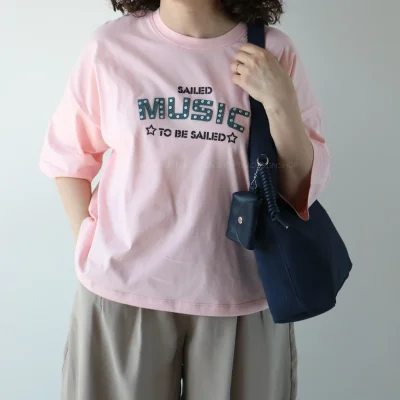 تیشرت باکسی موزیک کد 6032