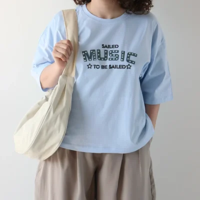 تیشرت باکسی موزیک کد 6032