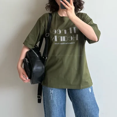 تیشرت باکسی تیری کد 6034