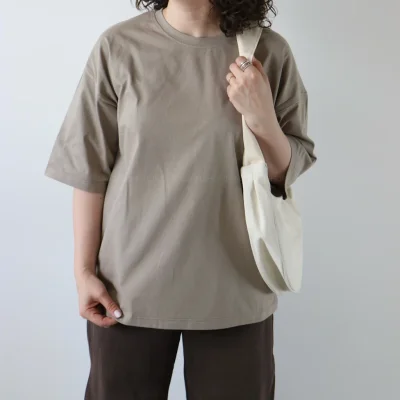 تیشرت بیسیک باکسی کد 6035