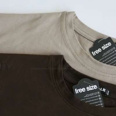 تیشرت بیسیک باکسی کد 6035