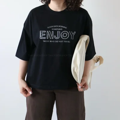 تیشرت باکسی Enjoy کد 6037