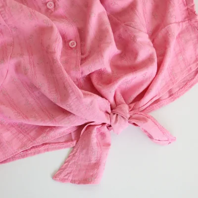 شومیز کراپ مدل گره ای